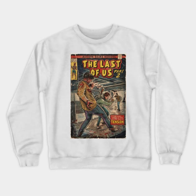 The Last of Us 2 - Jackson fan art comic cover Crewneck Sweatshirt by MarkScicluna